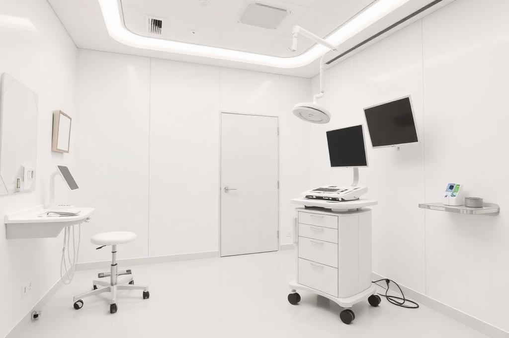 Welcoming wellness clinic reception area